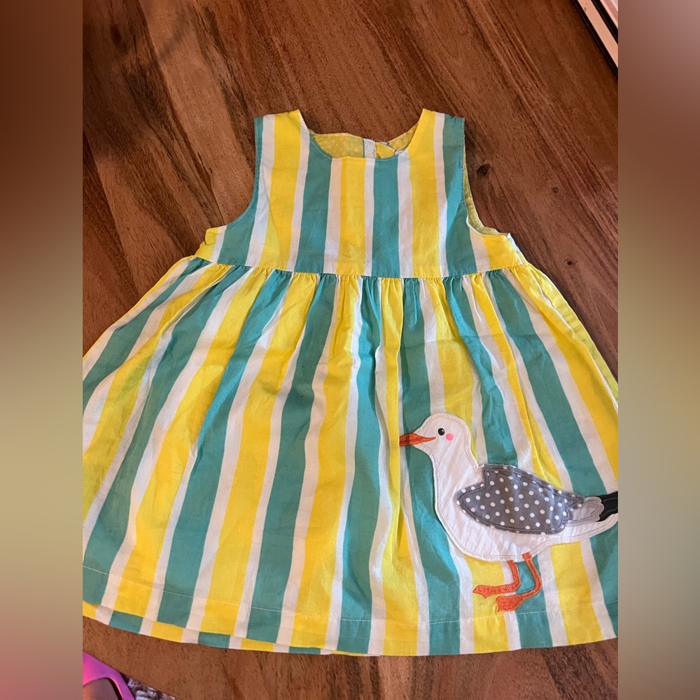Baby Biden 3-6 months Seagull striped Dress